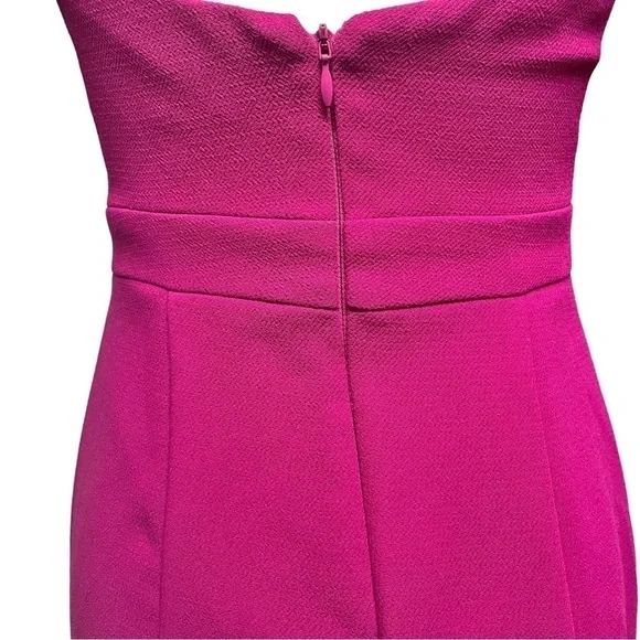 Xscape One Shoulder Evening Gown Pink Size 2 - Picture 10 of 16